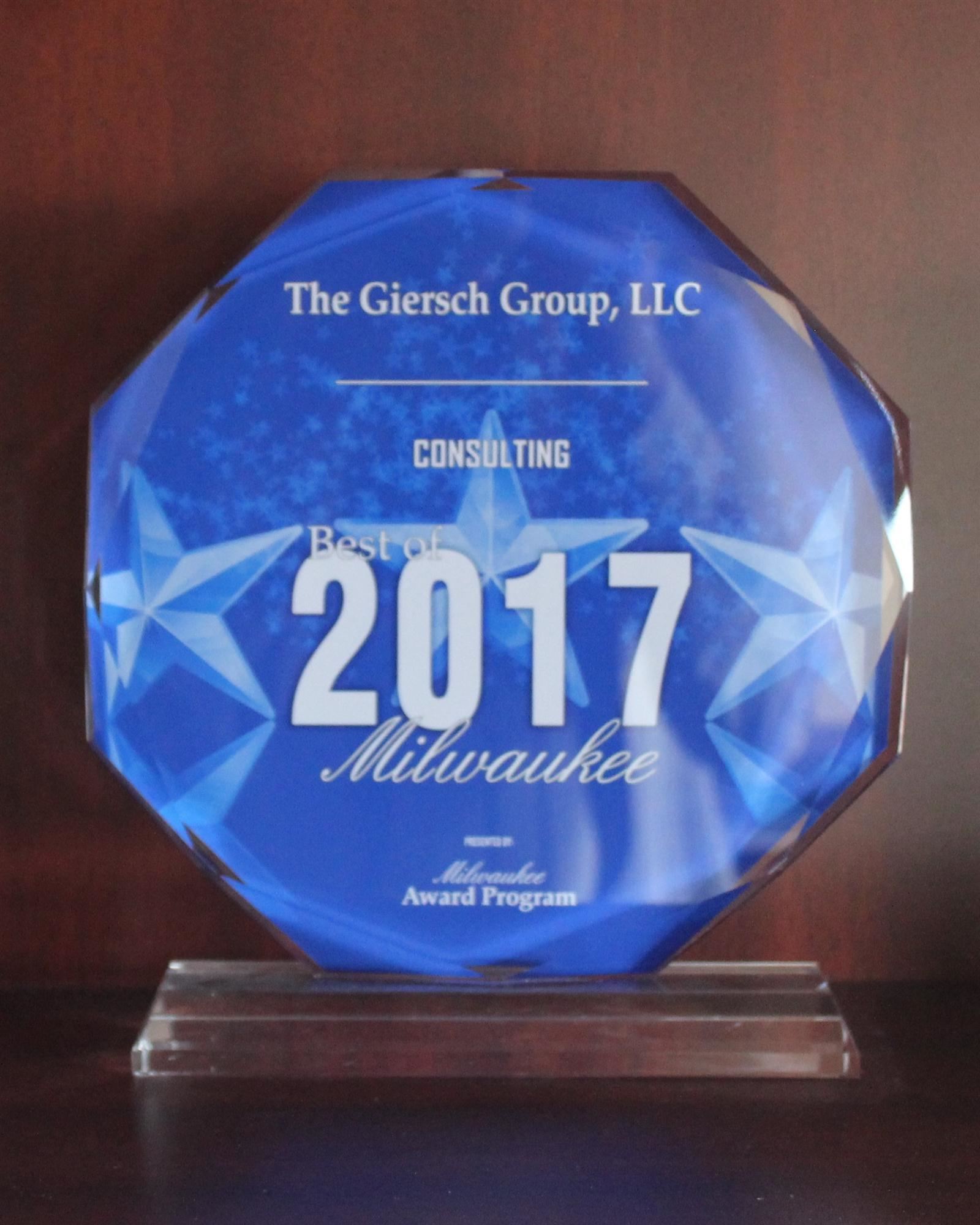 Best of Milwaukee Award 2017: Consulting Category