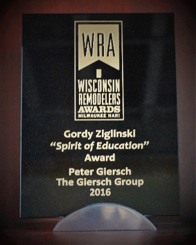 WRA Spirit of Education Award 2016 for Peter Giersch